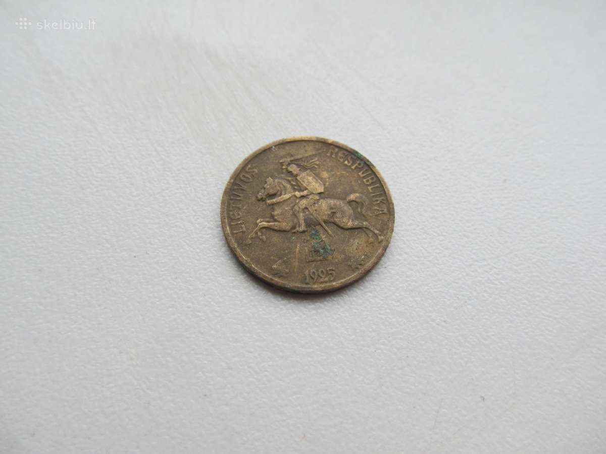 5 centai , Lietuva , 1925 - nuotraukos Nr. 2