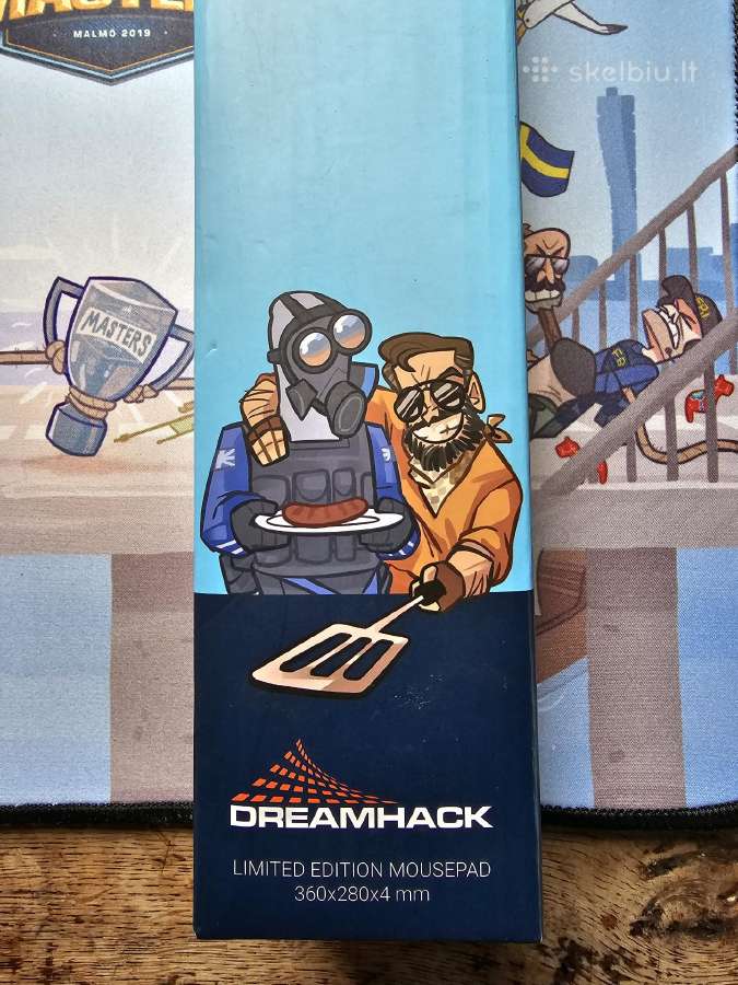 Limited Edition „Dream Hack 2019“ pelės kilimėlis - nuotraukos Nr. 2