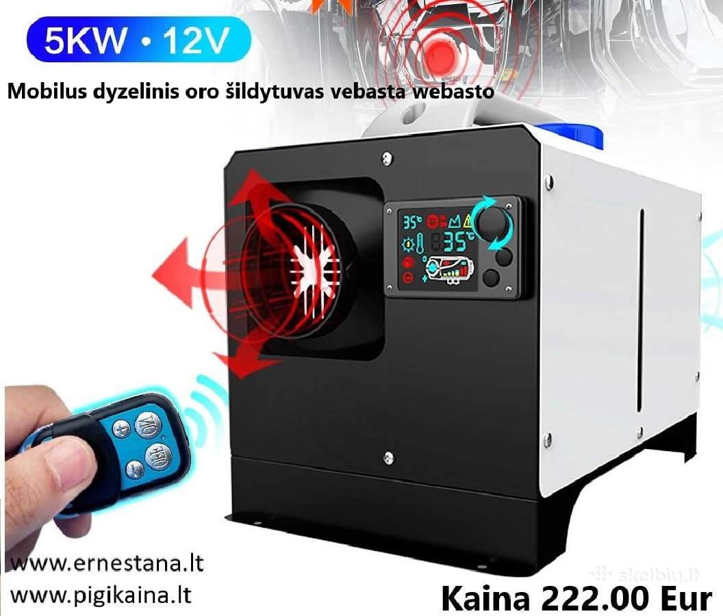 Dyzeliniai Oro Šildytuvai Ir Jų Priedai - nuotraukos Nr. 12