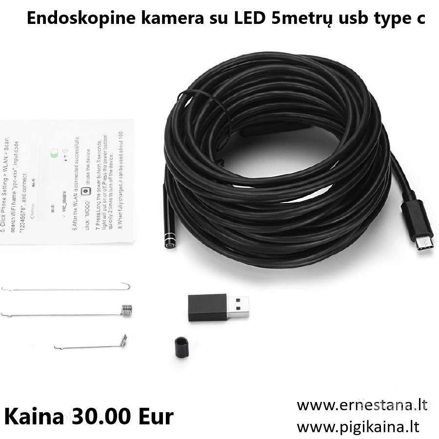 Labai daug įvairų modelių! Endoskopinės Kameros - nuotraukos Nr. 16