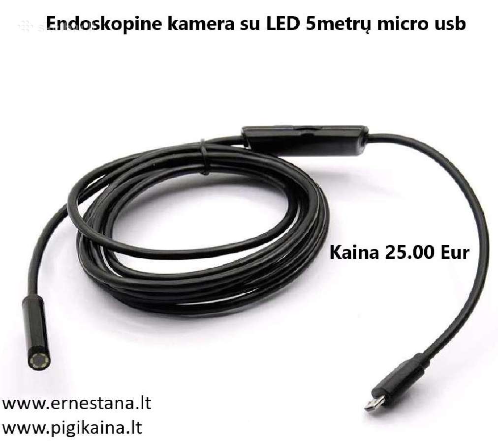 Labai daug įvairų modelių! Endoskopinės Kameros - nuotraukos Nr. 17