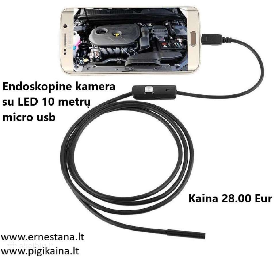 Labai daug įvairų modelių! Endoskopinės Kameros - nuotraukos Nr. 19
