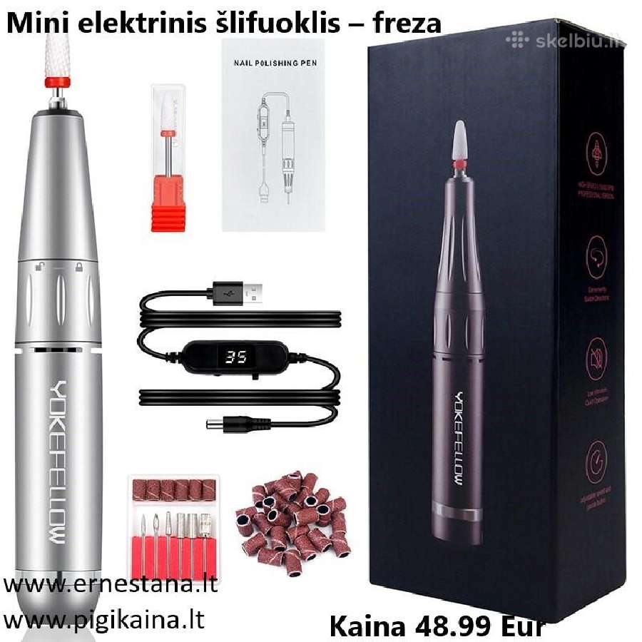 Dildės/frezos/priemonės Manikiūrui-pedikiūrui - nuotraukos Nr. 12