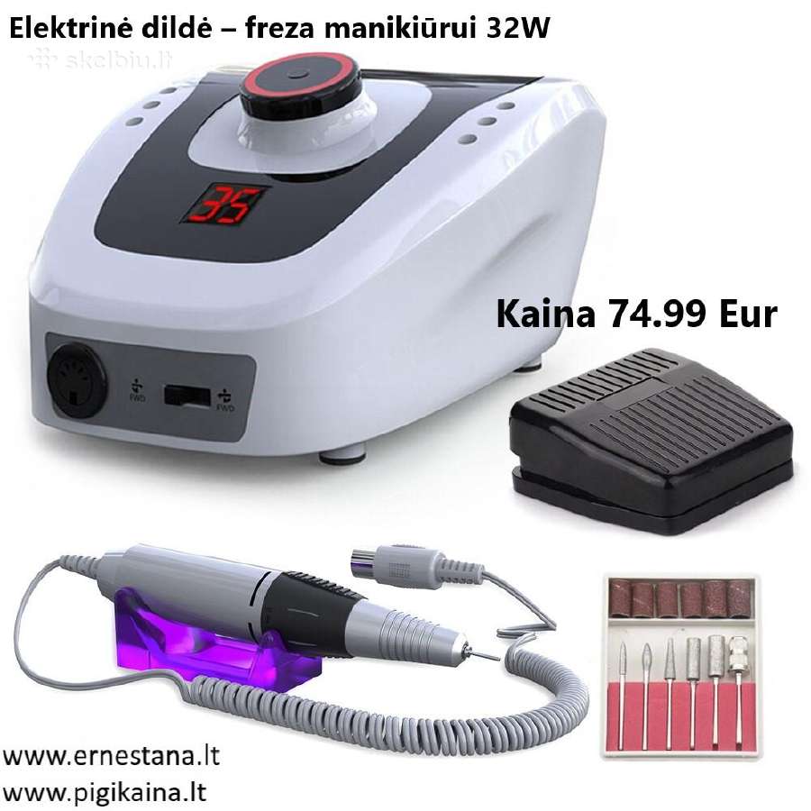 Dildės/frezos/priemonės Manikiūrui-pedikiūrui - nuotraukos Nr. 15