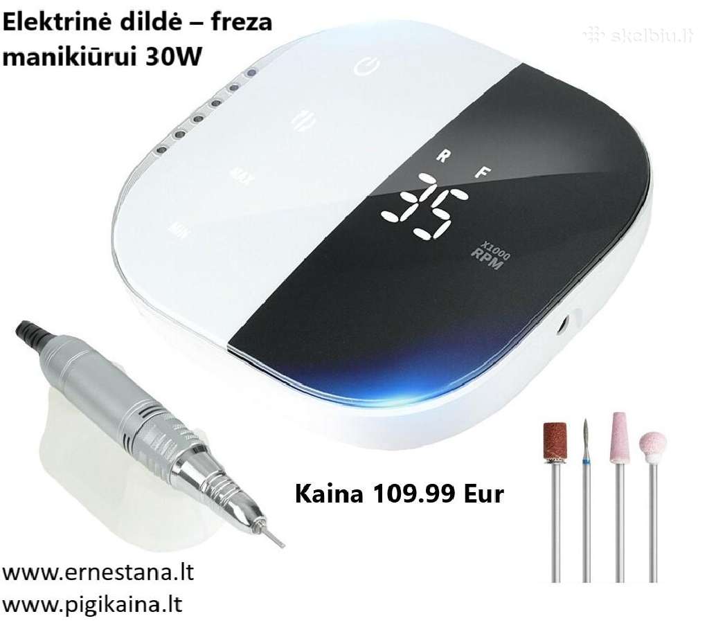 Dildės/frezos/priemonės Manikiūrui-pedikiūrui - nuotraukos Nr. 18