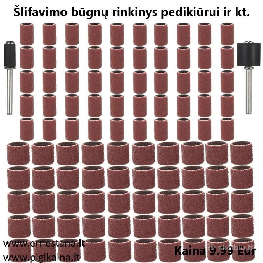 Dildės/frezos/priemonės Manikiūrui-pedikiūrui - nuotraukos Nr. 20