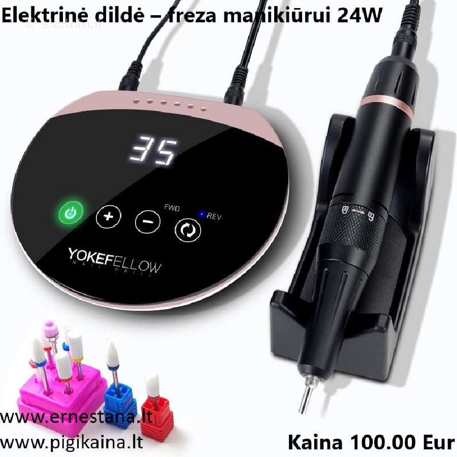 Dildės/frezos/priemonės Manikiūrui-pedikiūrui - nuotraukos Nr. 24