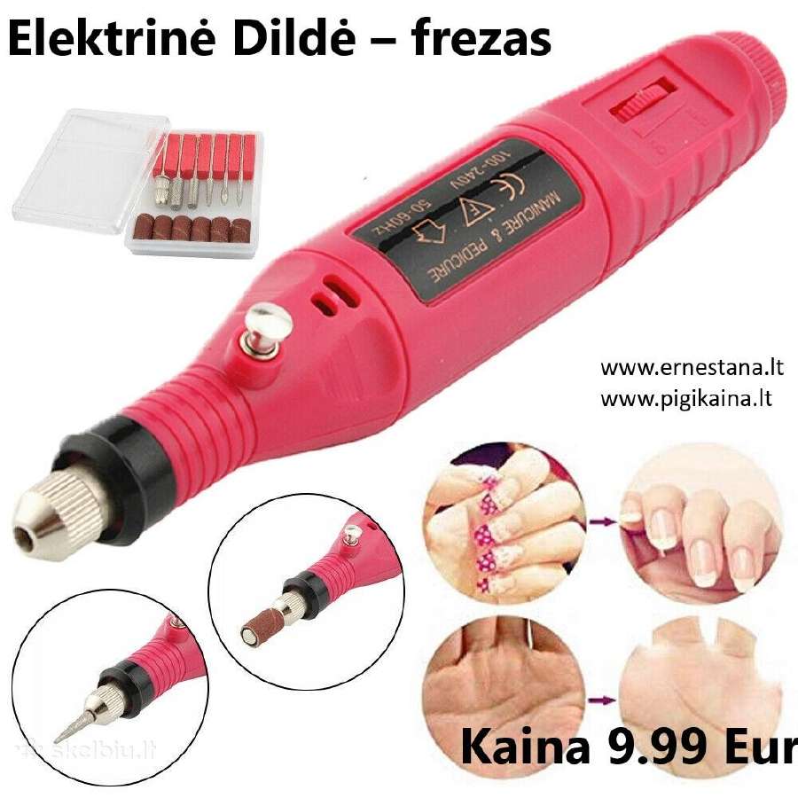 Dildės/frezos/priemonės Manikiūrui-pedikiūrui - nuotraukos Nr. 31