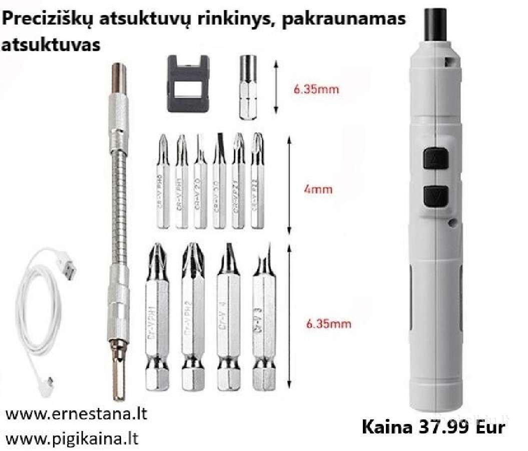 Įrankiai / Atsuktuvų Rinkiniai / Graveriai - nuotraukos Nr. 6
