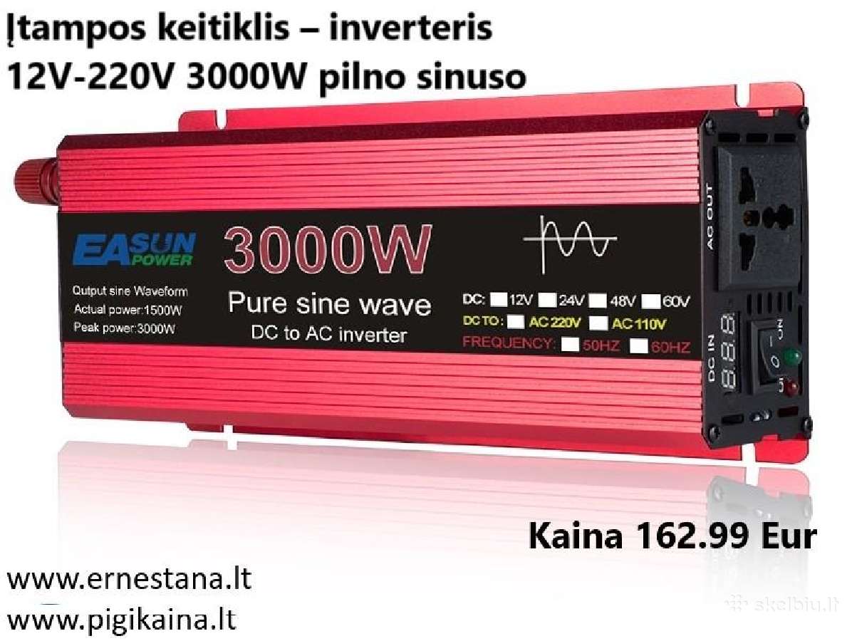 Inverteriai 12/24v- 220v / Maitinimo Šaltiniai - nuotraukos Nr. 2