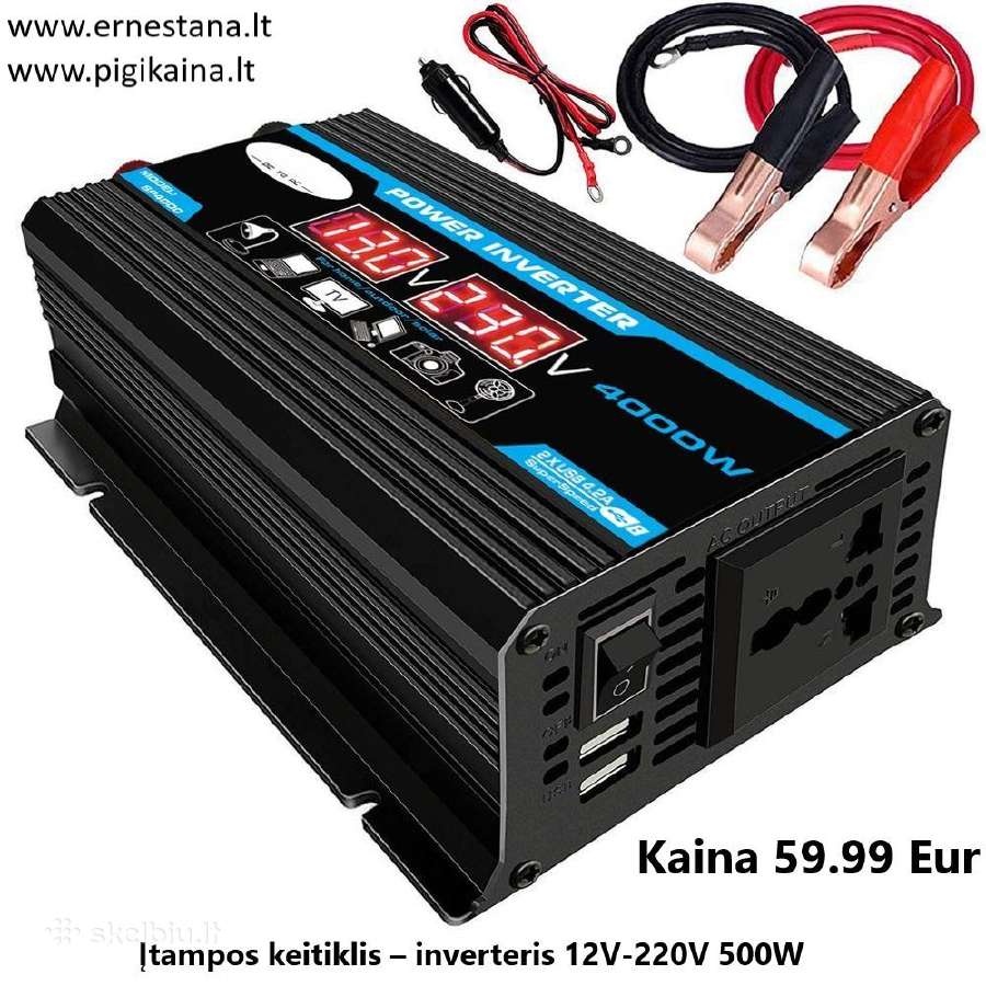 Inverteriai 12/24v- 220v / Maitinimo Šaltiniai - nuotraukos Nr. 8