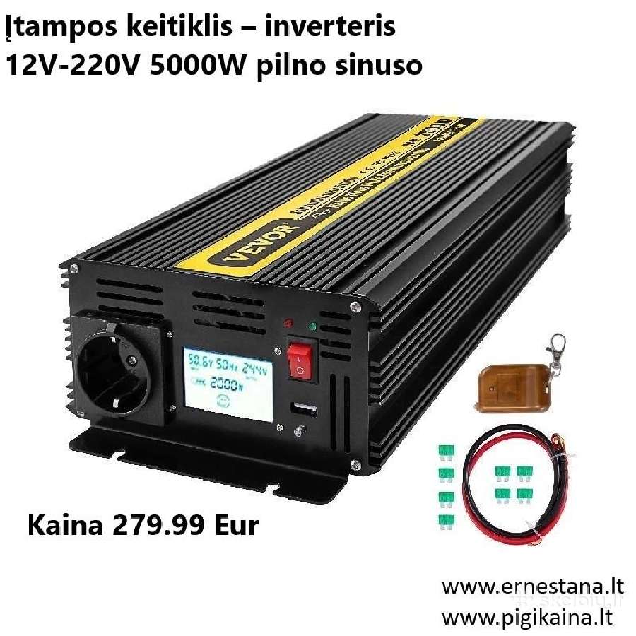 Inverteriai 12/24v- 220v / Maitinimo Šaltiniai - nuotraukos Nr. 9