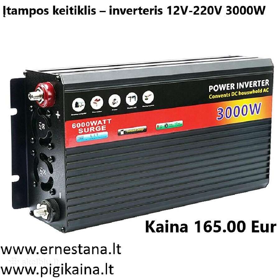 Inverteriai 12/24v- 220v / Maitinimo Šaltiniai - nuotraukos Nr. 13