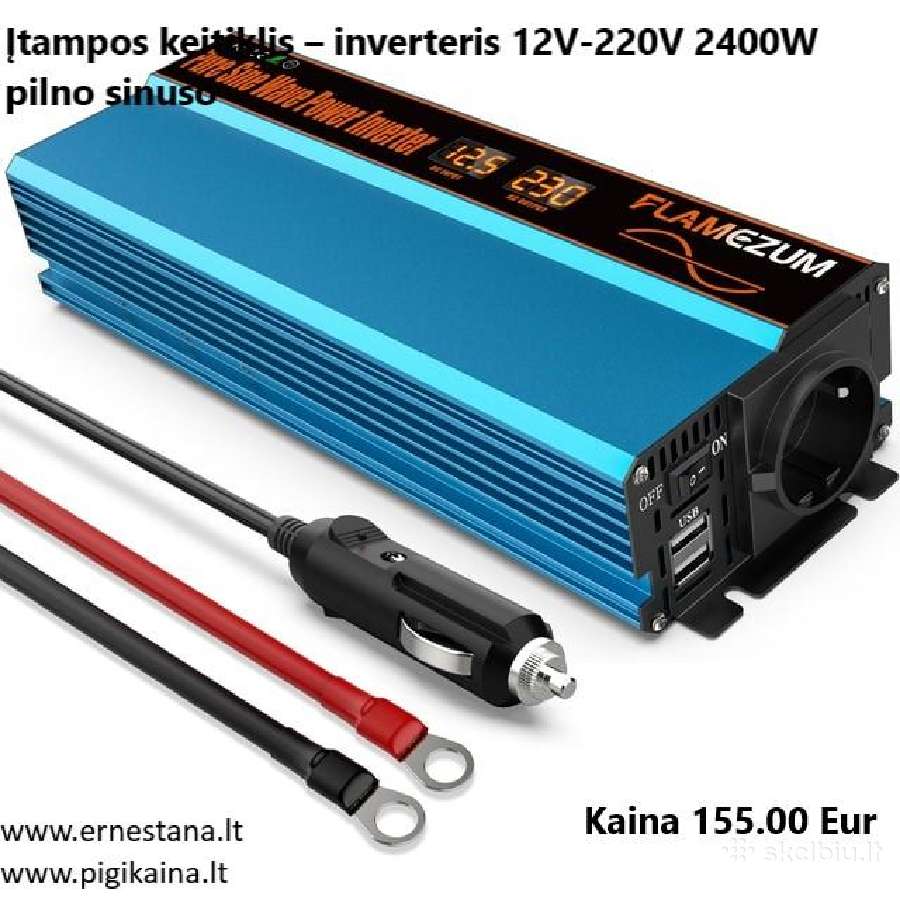 Inverteriai 12/24v- 220v / Maitinimo Šaltiniai - nuotraukos Nr. 19