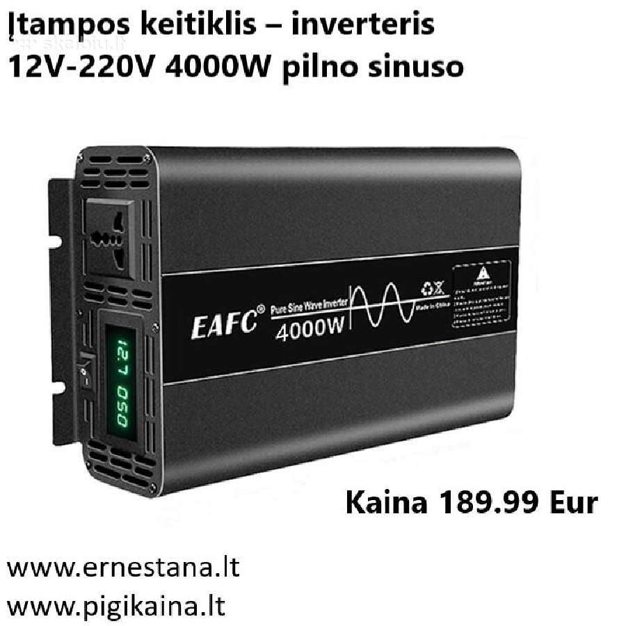 Inverteriai 12/24v- 220v / Maitinimo Šaltiniai - nuotraukos Nr. 20
