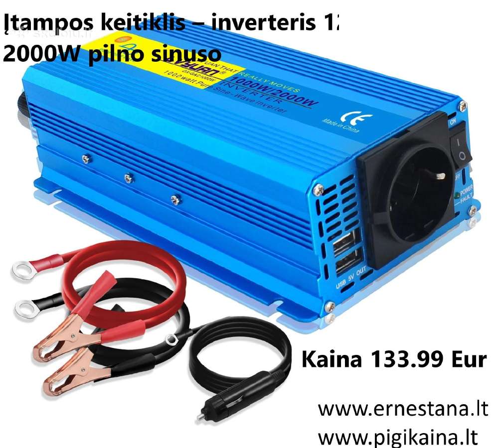 Inverteriai 12/24v- 220v / Maitinimo Šaltiniai - nuotraukos Nr. 22