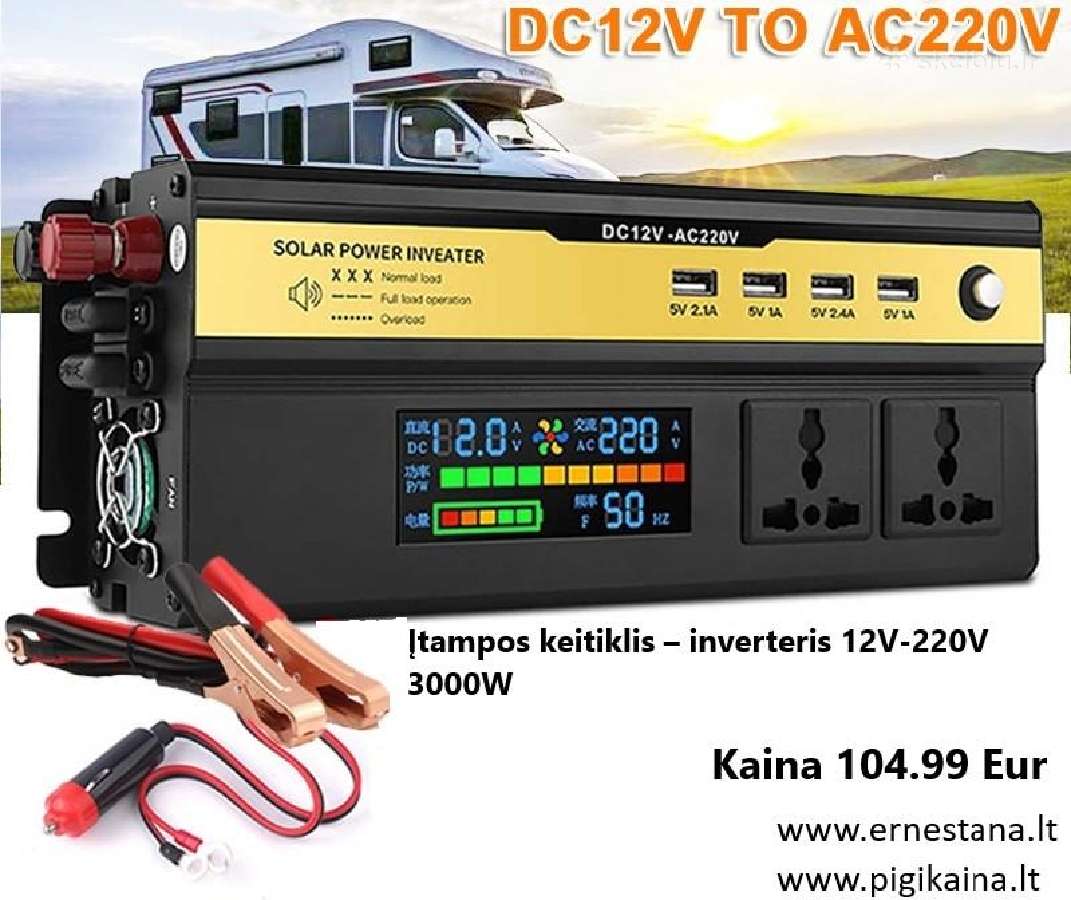 Inverteriai 12/24v- 220v / Maitinimo Šaltiniai - nuotraukos Nr. 26
