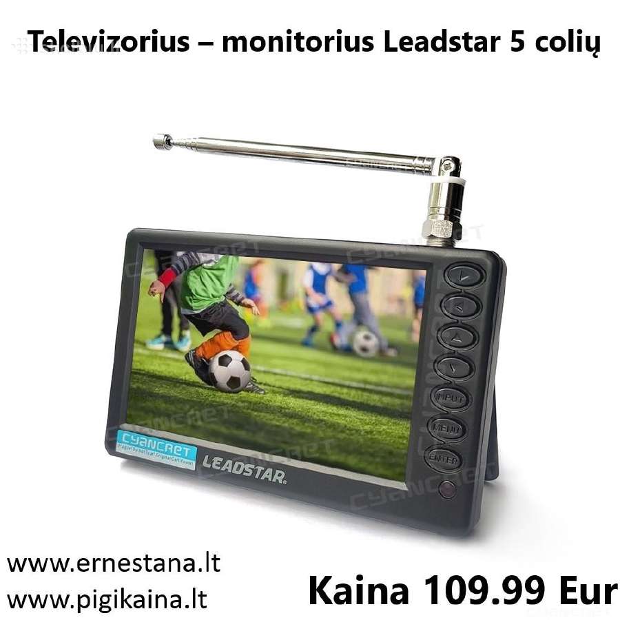 Mini televizoriai kelionėms kemperiams nešiojami - nuotraukos Nr. 5