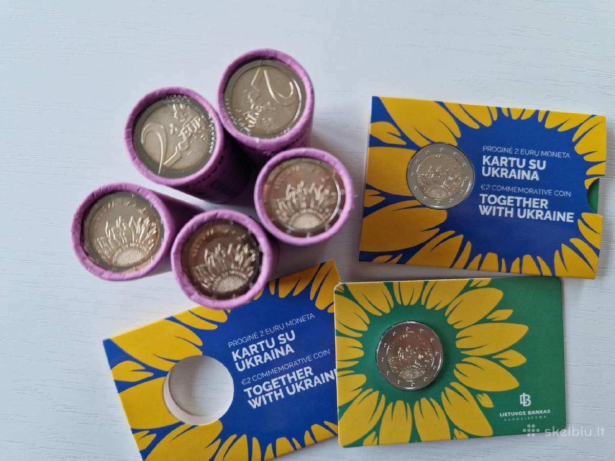 Nauja 2023 m. 2 eur. Lietuvos moneta. - nuotraukos Nr. 2