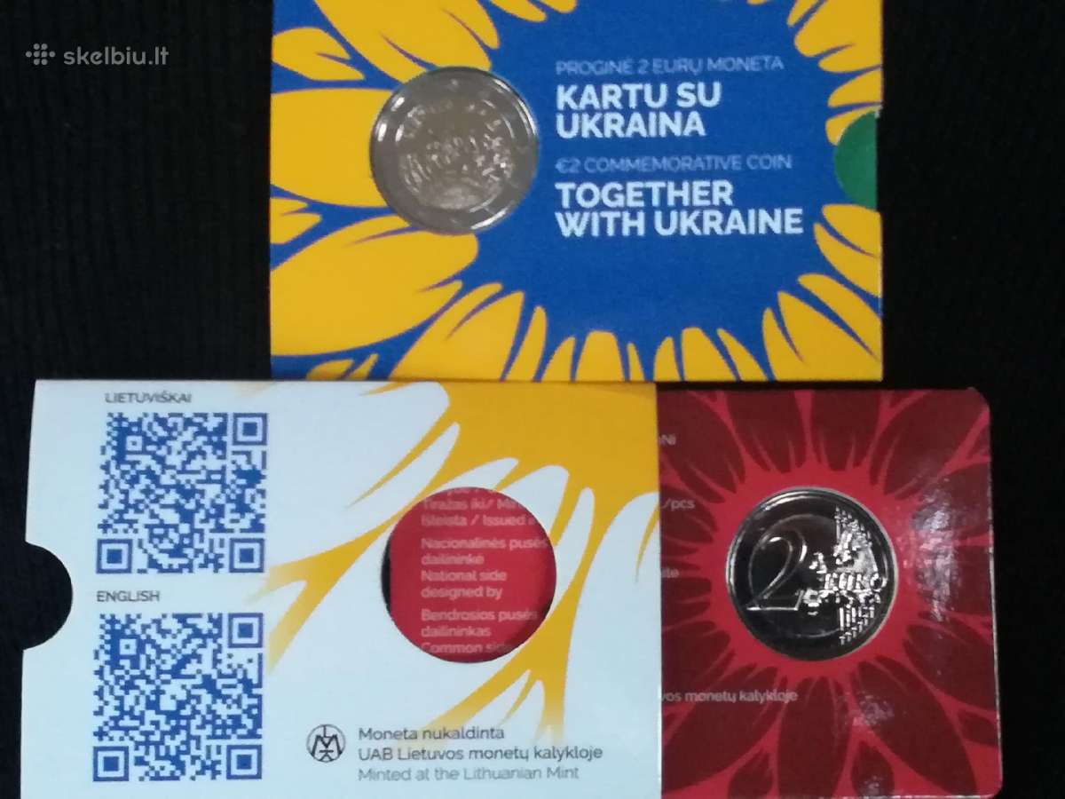 2 € kortelėje, proginiai, skirta Ukrainai - nuotraukos Nr. 3