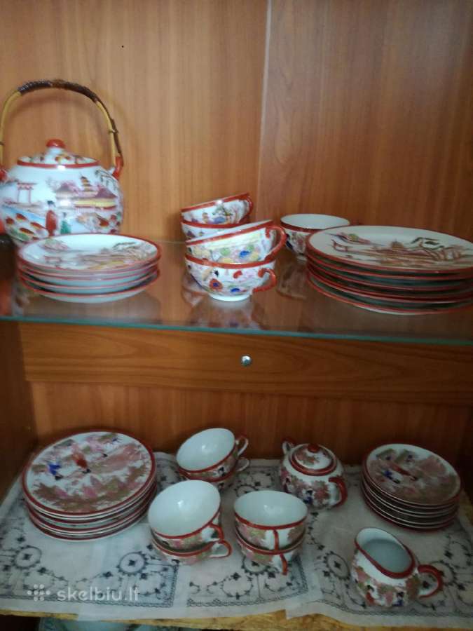Japoniškas arbatos servizas 37 dalys - nuotraukos Nr. 12