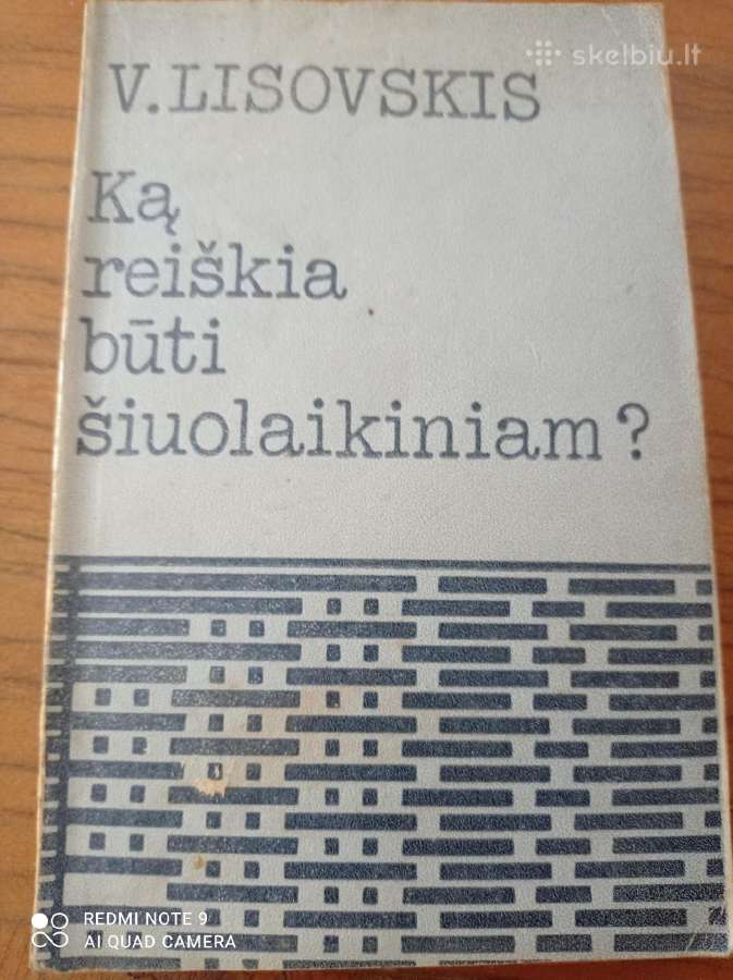 Knyga " Ką reiškia būti šiuolaikiniam ?"