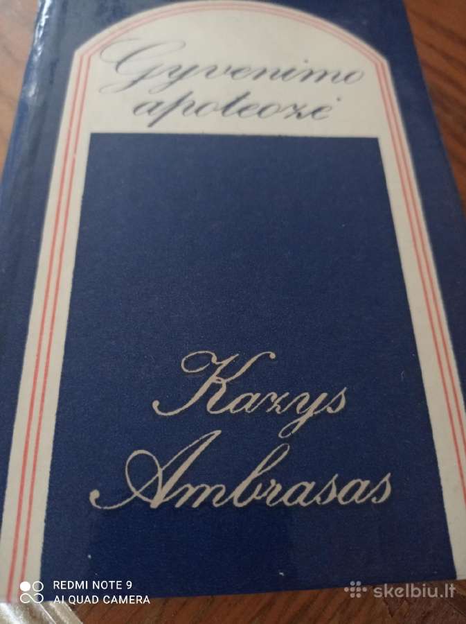 K. Ambrasas. Gyvenimo apoteozė