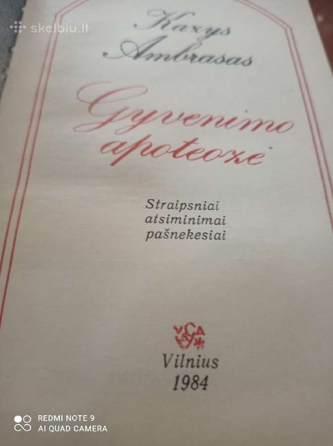 K. Ambrasas. Gyvenimo apoteozė - nuotraukos Nr. 2