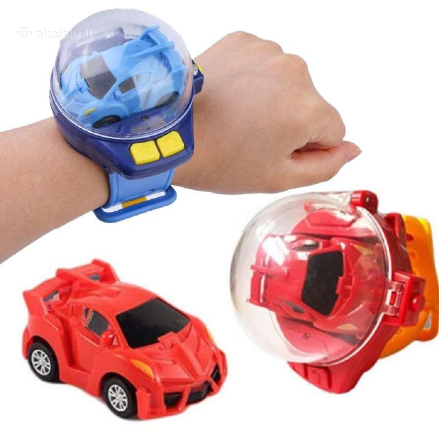 Laikrodis su įmontuotu nuimamu mini Rc automobiliu - nuotraukos Nr. 10