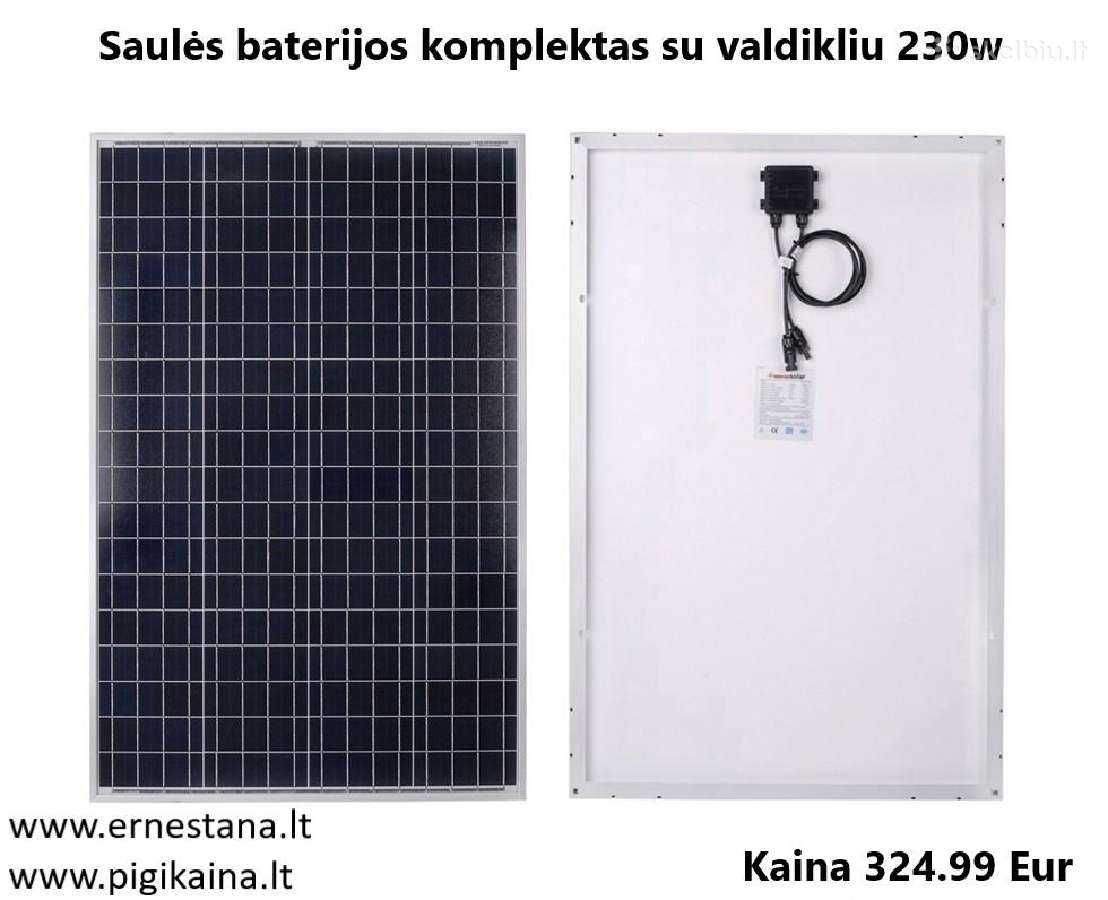 Saulės Baterijos Ir Vėjo Jėgainės - nuotraukos Nr. 6