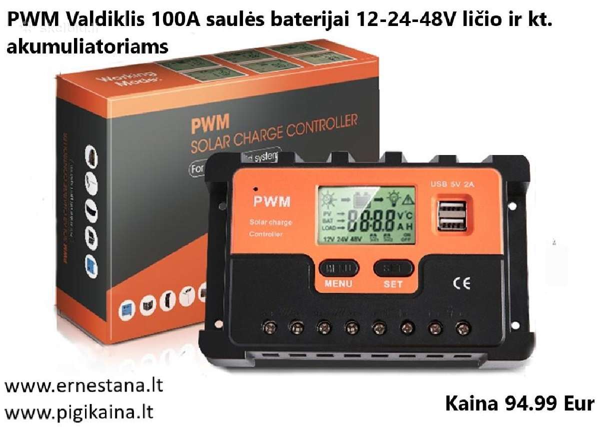 Saulės Baterijos Ir Vėjo Jėgainės - nuotraukos Nr. 7