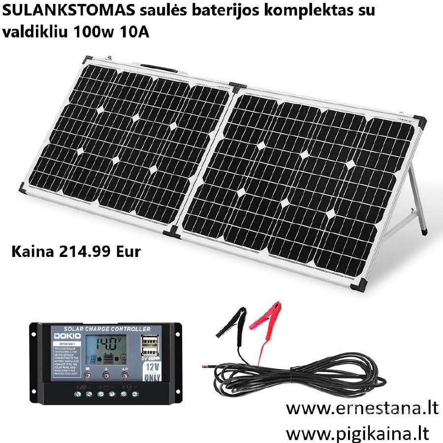 Saulės Baterijos Ir Vėjo Jėgainės - nuotraukos Nr. 8