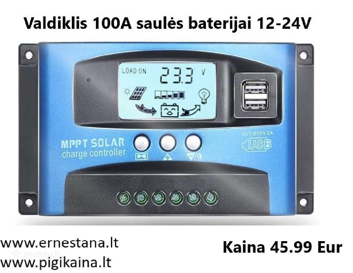 Saulės Baterijos Ir Vėjo Jėgainės - nuotraukos Nr. 14