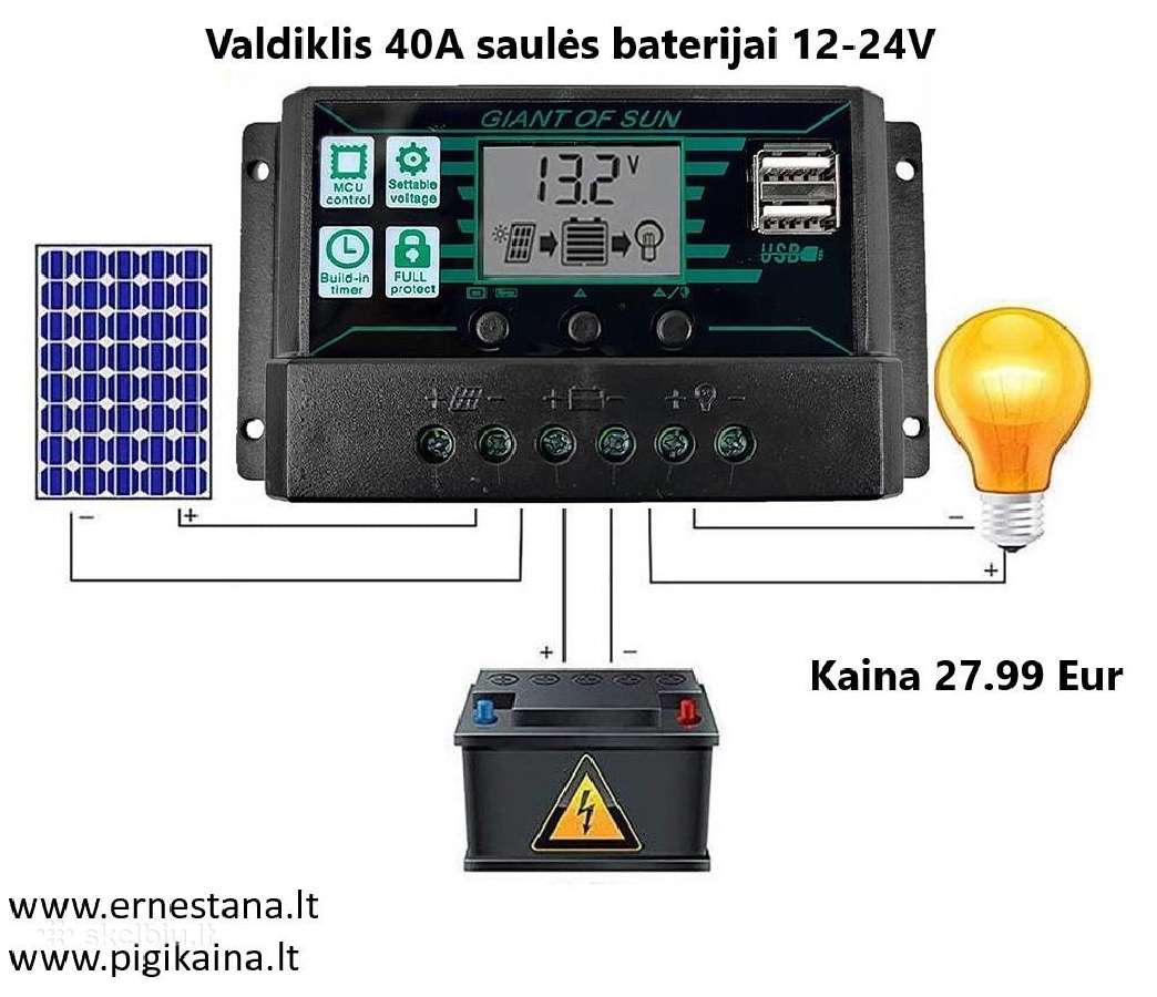 Saulės Baterijos Ir Vėjo Jėgainės - nuotraukos Nr. 15