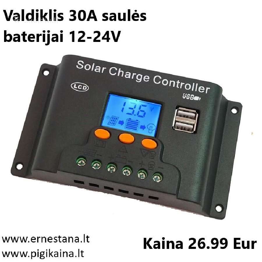 Saulės Baterijos Ir Vėjo Jėgainės - nuotraukos Nr. 21