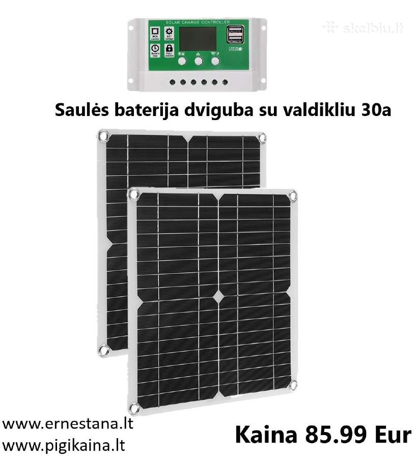 Saulės Baterijos Ir Vėjo Jėgainės - nuotraukos Nr. 23