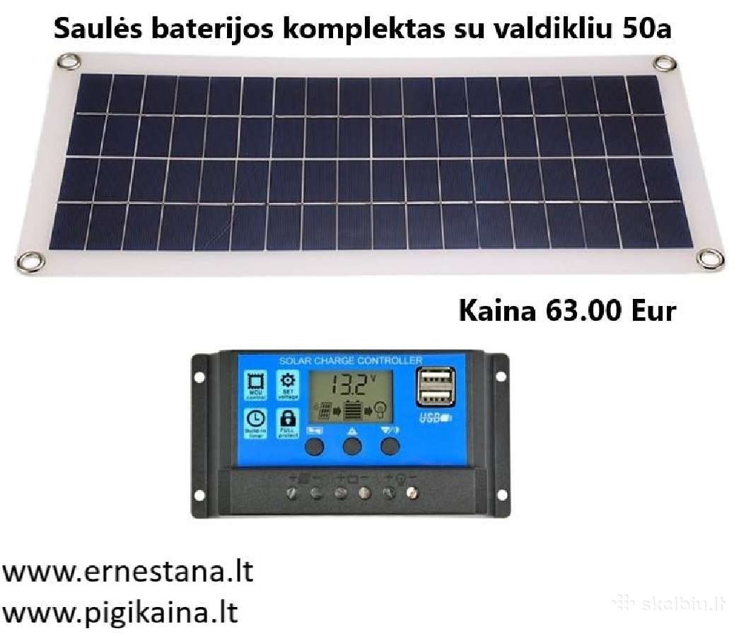 Saulės Baterijos Ir Vėjo Jėgainės - nuotraukos Nr. 26