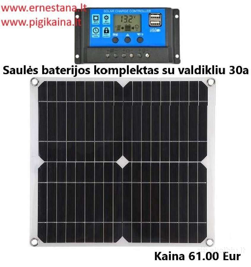 Saulės Baterijos Ir Vėjo Jėgainės - nuotraukos Nr. 27
