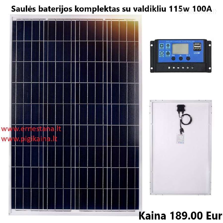 Saulės Baterijos Ir Vėjo Jėgainės - nuotraukos Nr. 29
