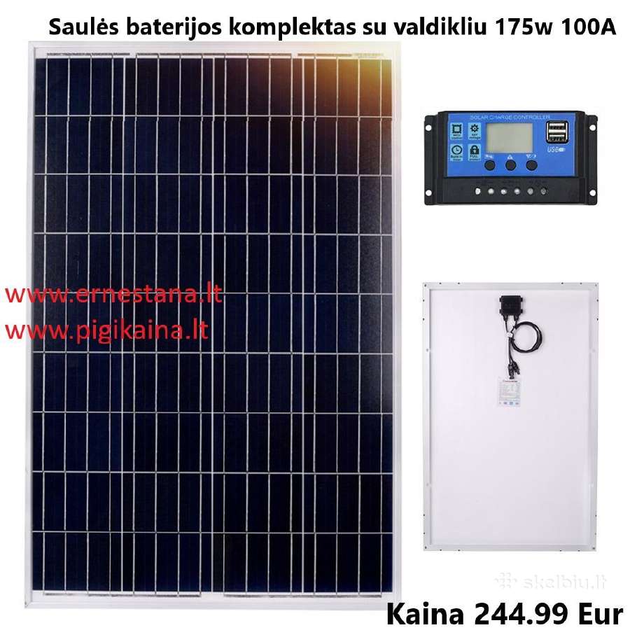 Saulės Baterijos Ir Vėjo Jėgainės - nuotraukos Nr. 31