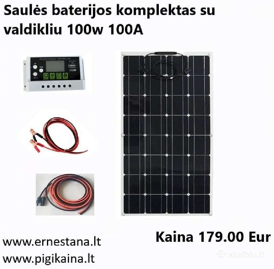 Saulės Baterijos Ir Vėjo Jėgainės - nuotraukos Nr. 34