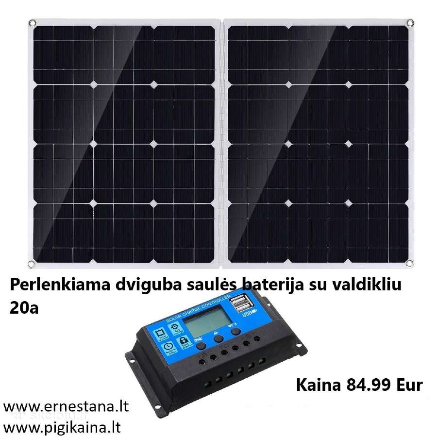Saulės Baterijos Ir Vėjo Jėgainės - nuotraukos Nr. 35