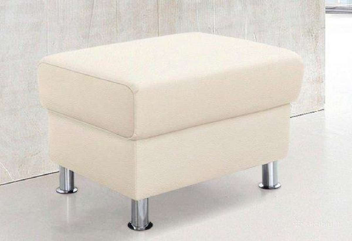 Pufas "Rondo" natūrali oda vokiškas