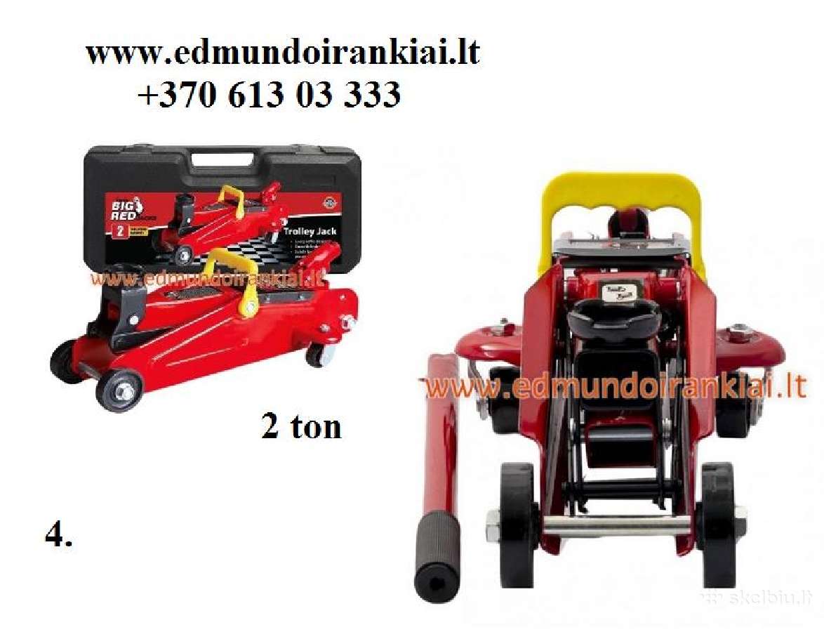Domkratas hidraulinis su ratukais 2,5 ton, 3 ton - nuotraukos Nr. 4