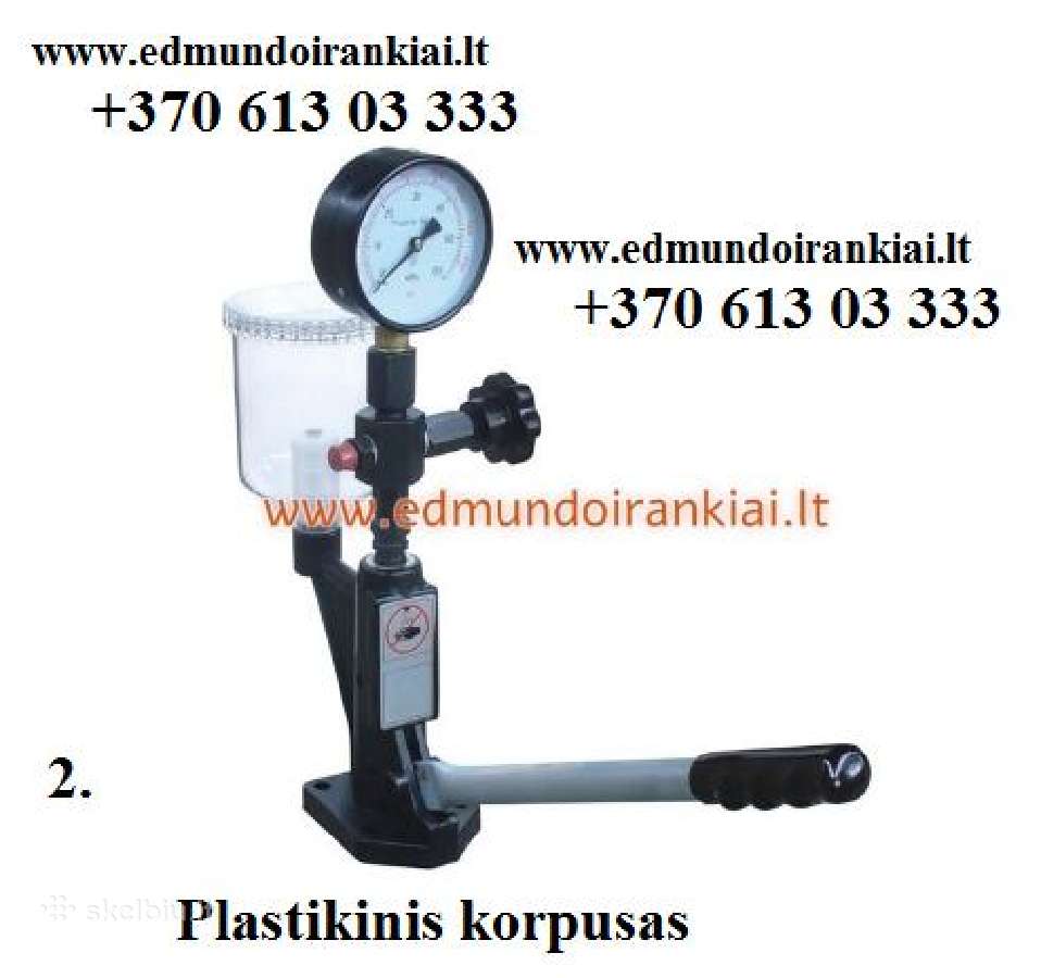 Dyzelinių purkštukų testavimo prietaisas - nuotraukos Nr. 2
