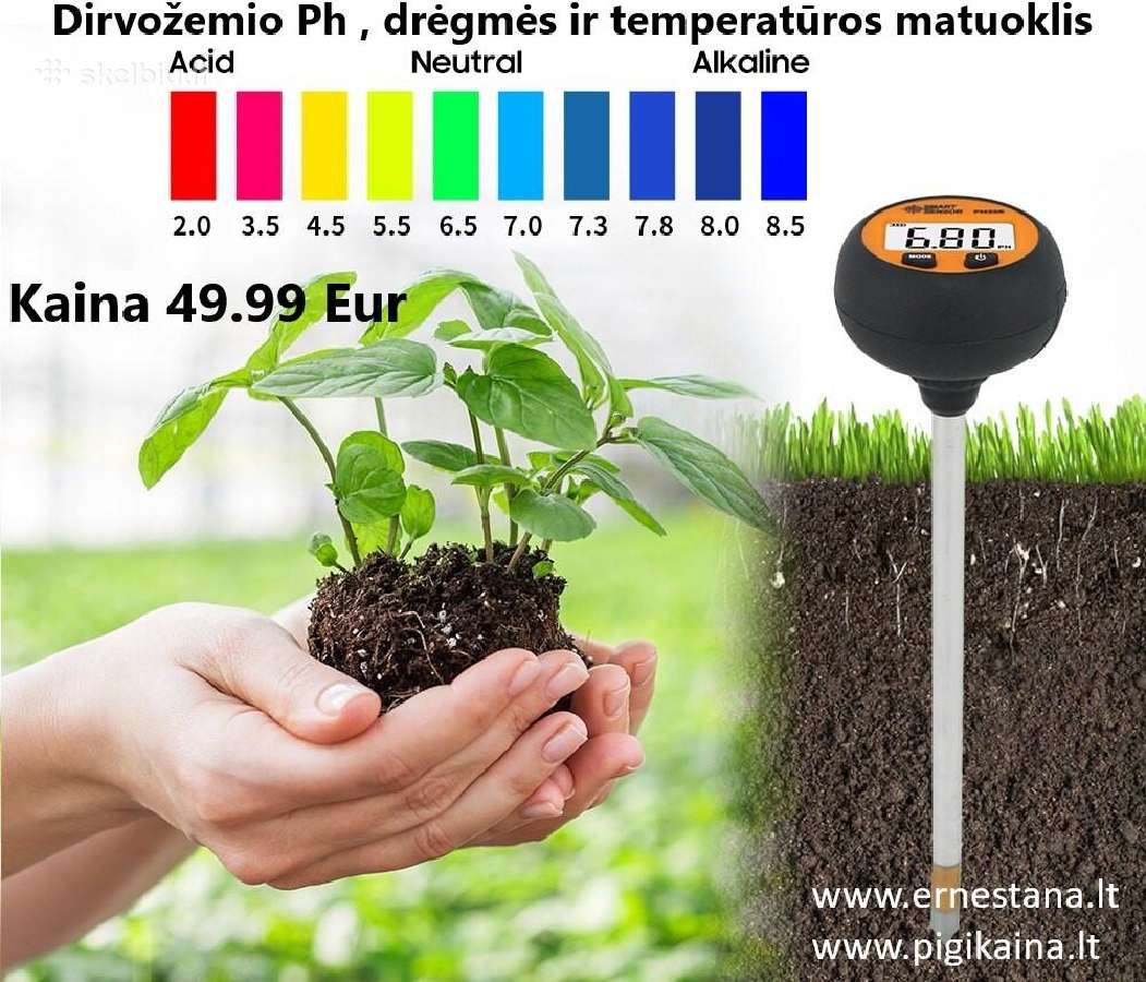 Skysčių Ir Dirvožemio Ph Matuokliai