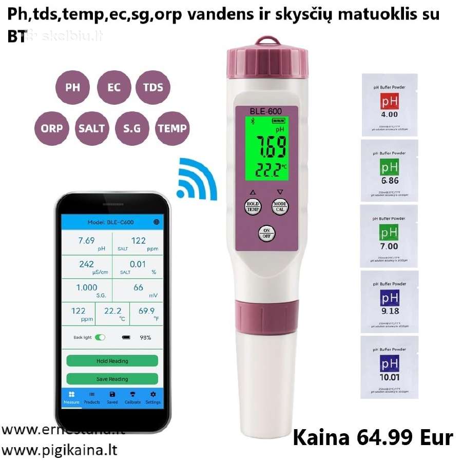 Skysčių Ir Dirvožemio Ph Matuokliai - nuotraukos Nr. 9