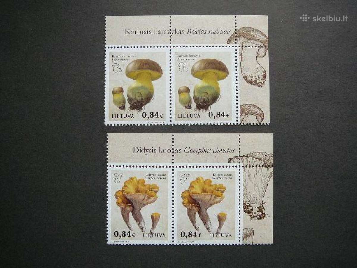 Lietuva 2016 Grybai svarus lit1211d