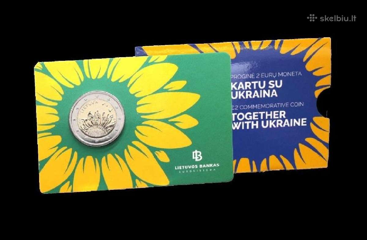 2023 metų 2 eur moneta "Kartu su Ukraina" (Bu)