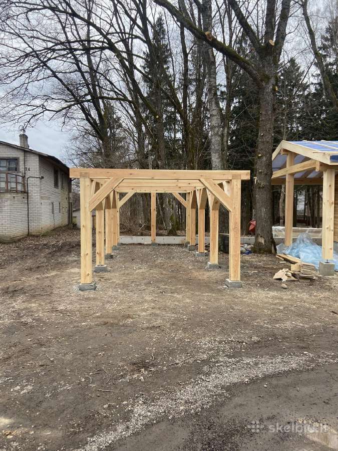 Rastiniai namai, rastiniu namu ir stogu statyba. - nuotraukos Nr. 38
